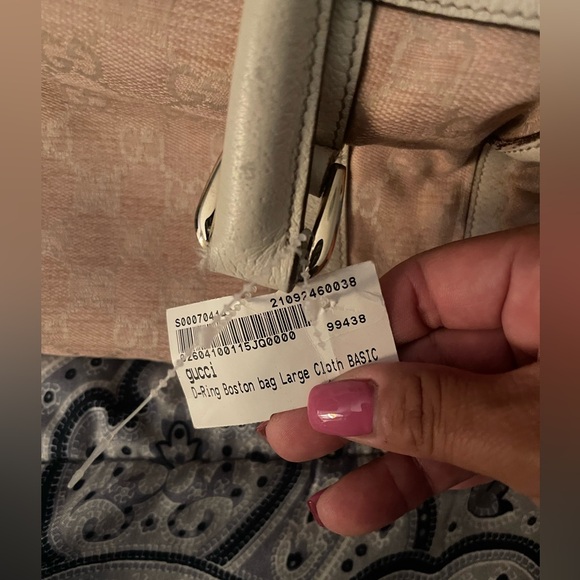 Gucci Boston bag in pink monogram canvas - Picture 6 of 15